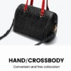 详情-05 Women's Letter Handbag, Large Capacity Boston Bag