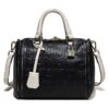 Women's Letter Printed Handbag Boston Bag