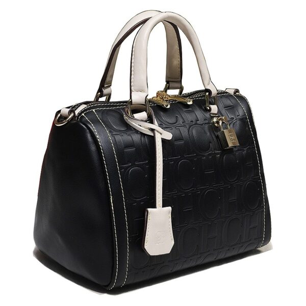 Women's Letter Printed Handbag Boston Bag