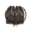 Women's Letter Print Shoulder BagCrossbody Bag Drawstring Bucket Bag