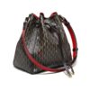 Women's Letter Print Shoulder BagCrossbody Bag Drawstring Bucket Bag