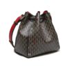 Women's Letter Print Shoulder BagCrossbody Bag Drawstring Bucket Bag