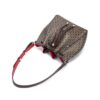 Women's Letter Print Shoulder BagCrossbody Bag Drawstring Bucket Bag
