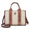 240396-S-Coffee1 Women's Large Capacity Handbag/Crossbody Bag, Knitted Shoulder Bag