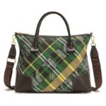 women's large-capacity check handbag, shoulder bag, or crossbody bag