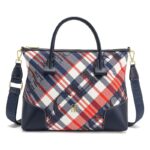 women's large-capacity check handbag, shoulder bag, or crossbody bag