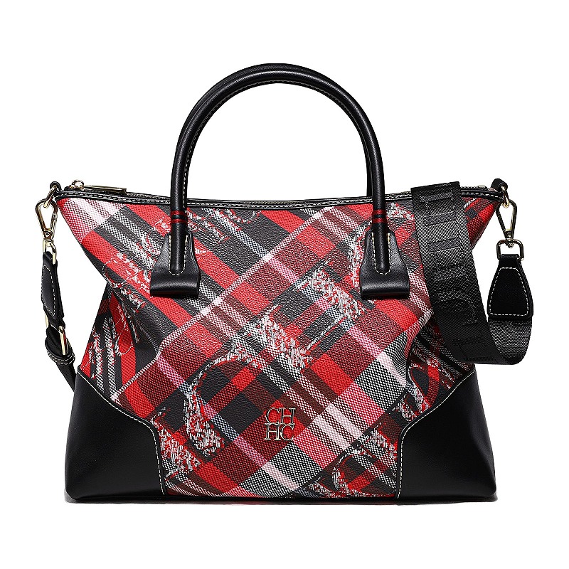 women's large-capacity check handbag, shoulder bag, or crossbody bag