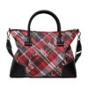 240442-YB16-Red 4 women's large-capacity check handbag, shoulder bag, or crossbody bag