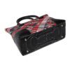 240442-YB16-Red 5 women's large-capacity check handbag, shoulder bag, or crossbody bag