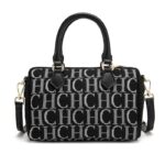 Women's Fashion Letter Fly Woven Handbag Boston Bag