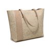 Women's letter jacquard handbag, stylish large-capacity tote bag