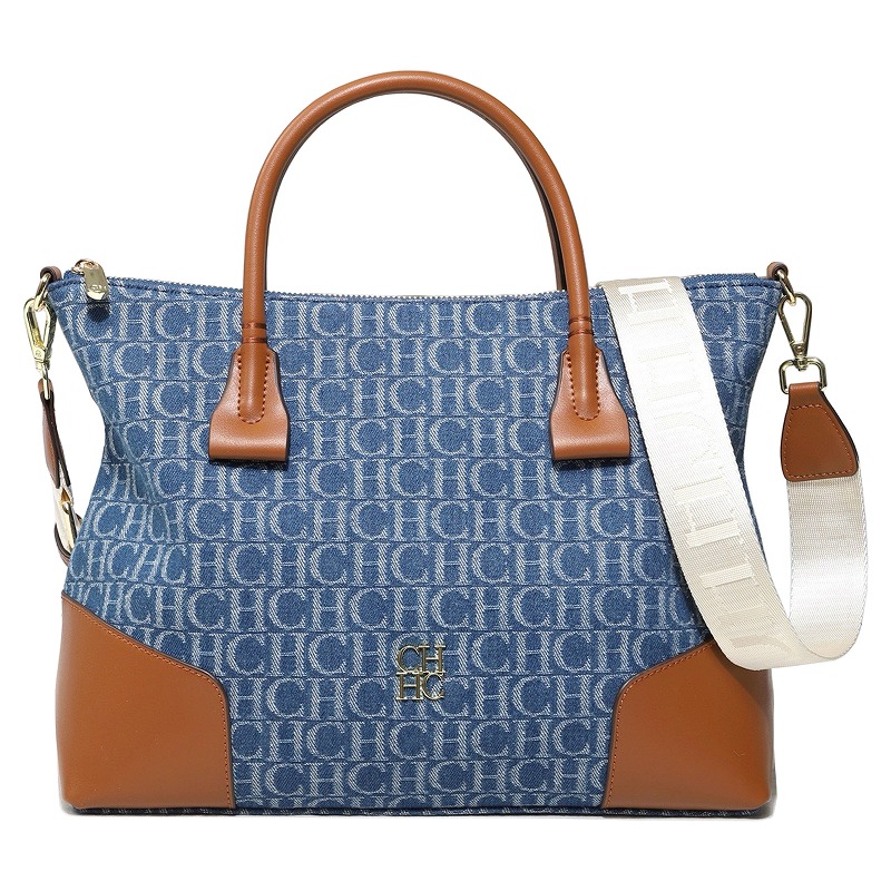 Women's large capacity denim tote bag