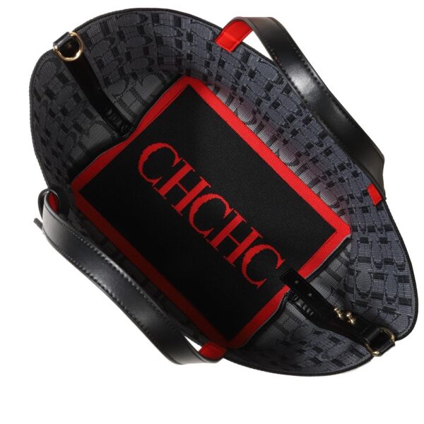 Black- 03 Women's Large Capacity Fly Knitted Handbag