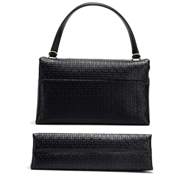 Black-03-Black-03 Women's Letter Print Shoulder Bag/Commuter Handbag
