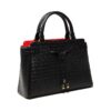 Black 3 Women's Letter Print Crossbody Bag/Shoulder Bag/Handbag