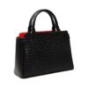 Black 4 Women's Letter Print Crossbody Bag/Shoulder Bag/Handbag
