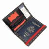 Passport Holder & Card Wallet with Elastic Closure