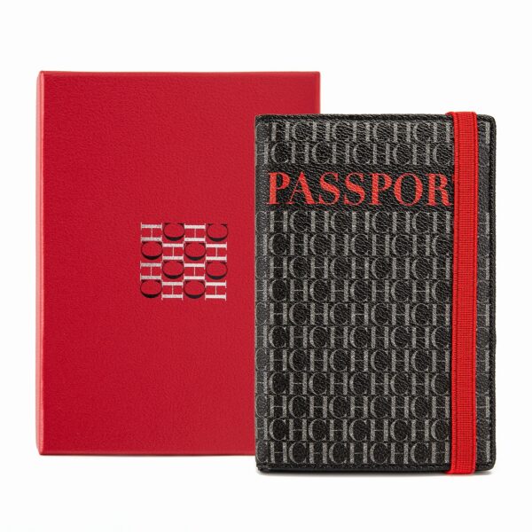 Passport Holder & Card Wallet with Elastic Closure